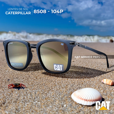 Lentes De Sol CPS - 8508 - 104P Lunas Dorado Polarizadas (Liquidación) - KATZER
